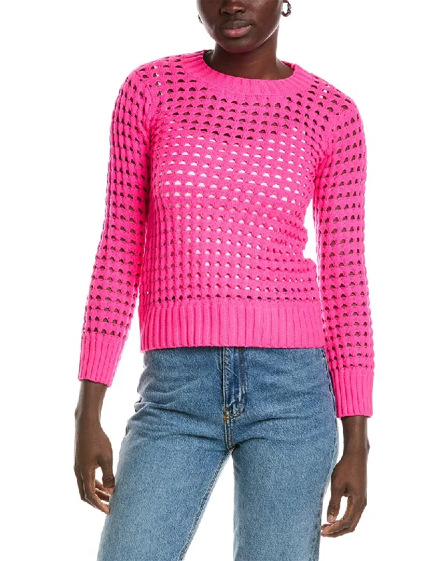 WISPR Pointelle Silk-Blend Sweater